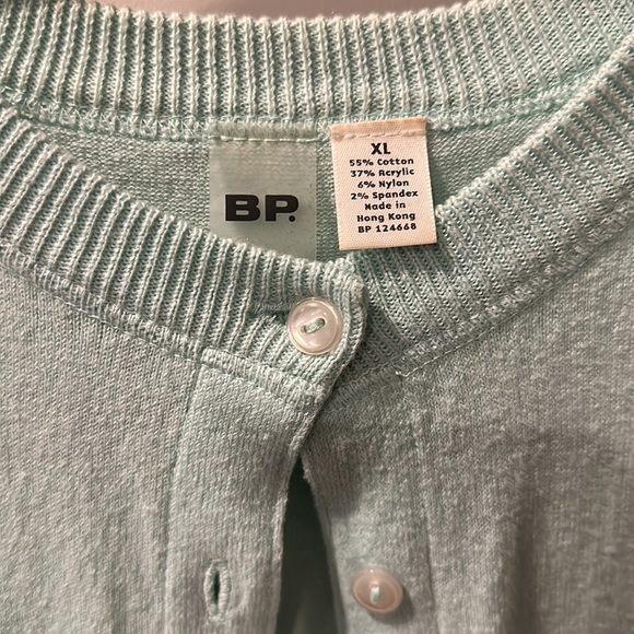 BP brand, size XL - Mint 3/4 sleeve cardigan - Picture 2 of 3